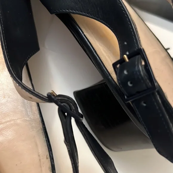 Salvatore Ferragamo Leather Slingbacks - Picture 8 of 8
